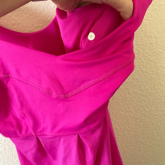 Lululemon Run Empire Waist Pink Drawstring Tank Size 6 - Picture 7 of 7